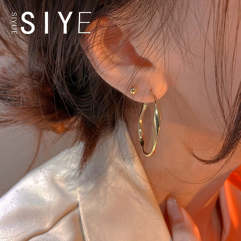 Mobius Stylish Fashion Fancy Niche Style Ear Ring